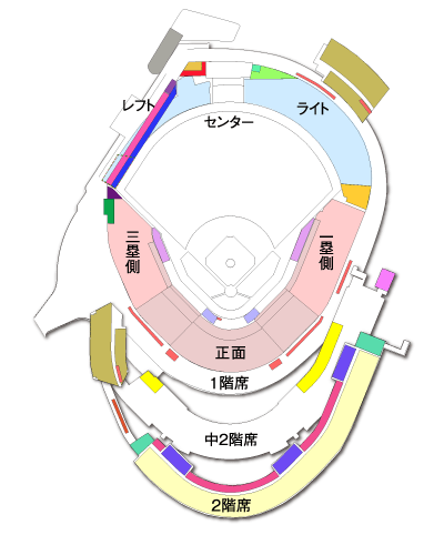 オープン戦座席表