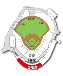 5/7　広島VSDeNA　内野指定席S　2枚